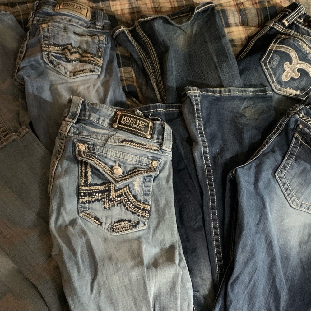 Miss Me Distressed Jeans Collection + Rock Revival